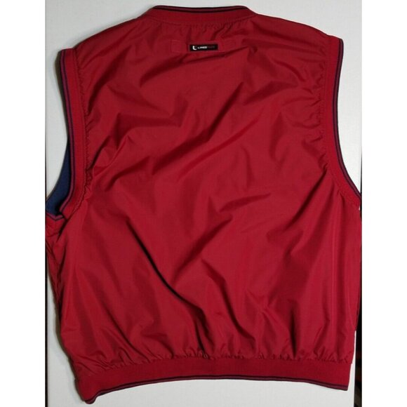 Champion Lakes Blue/Red Reversible Golf Windbreaker Vest Links Tech Men's XL - Picture 13 of 14